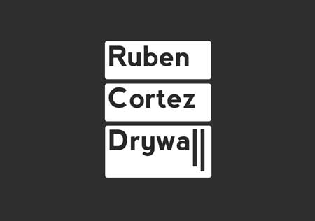 Ruben Cortez Drywall Logo